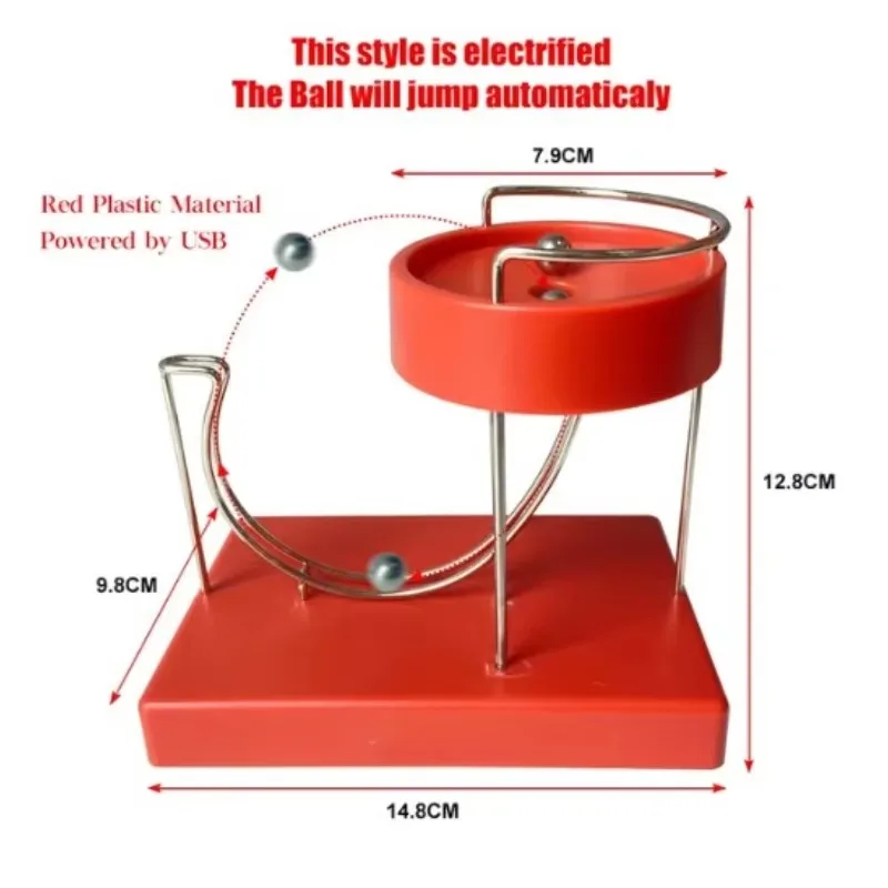 Machine Perpetual Motion Stress Relief Art Device Electric Perpetual Toy Table Decor Decoration Desktop Decoration for Office