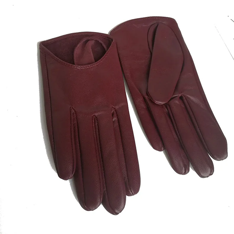 Real Leather Gloves Female Spring Autumn Thin Style Touch screen Fashion Sheepskin Women Gloves