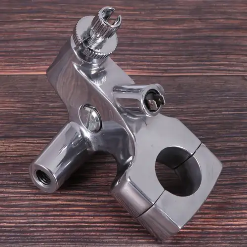 Imagen 1 del producto Soporte de montaje de palanca de embrague de motocicleta, 25Mm, 1 pulgada, para Honda Shadow 600 VT750, aleación de aluminio plateada