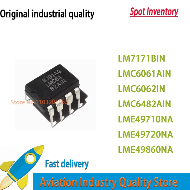 LM7171BIN LM7171 LMC6061AIN LMC6061 LMC6062IN LMC6062 LMC6482AIN LMC6482 LME49710NA LME49710 LME49720NA LME49720 LME49860NA
