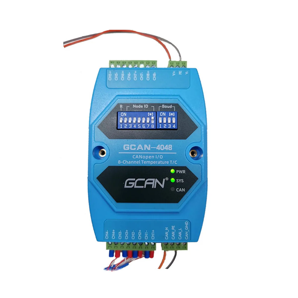 Gateway converter thermocouple analog acquisition module that supports J-type, K-type, T-type, and S-type thermocouples