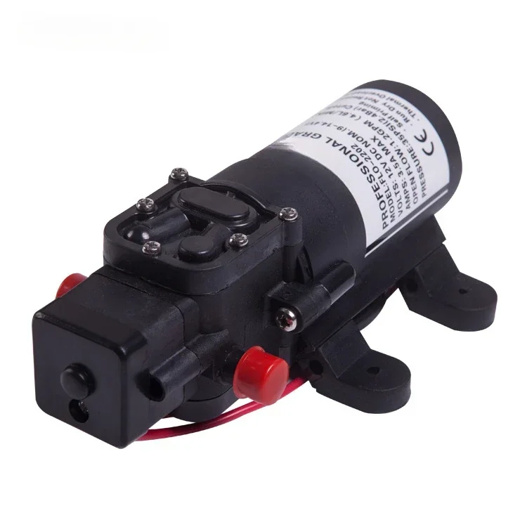 60W12v intelligent micro diaphragm pump self-priming pump spray watering return pump cooling spray flower watering device