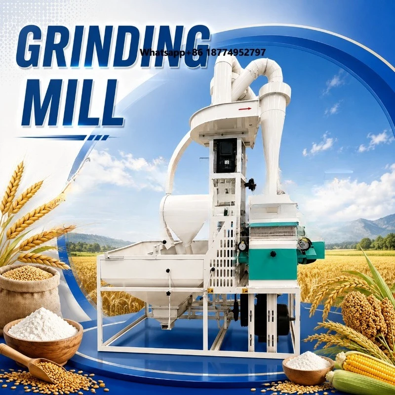 High Efficiency Industrial Grain Milling Machine for Wheat Corn Rice Flour Processing Plant Complete System