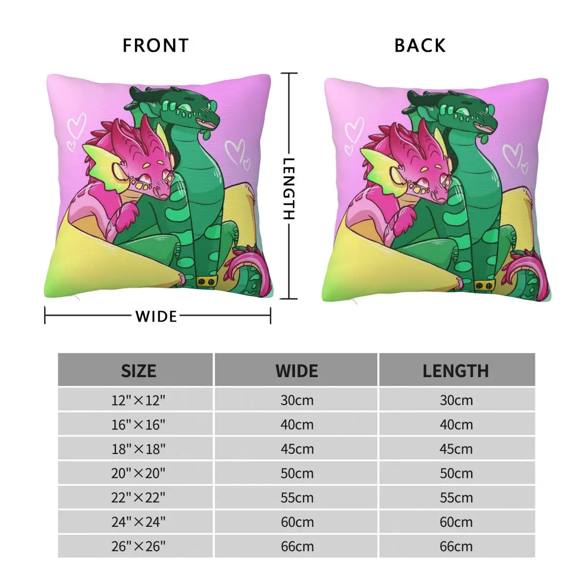 Turtlejou Wings Of Fire Square Pillowcase Polyester Linen Velvet Pattern Zip Decor Pillow Case Bed Cushion Case