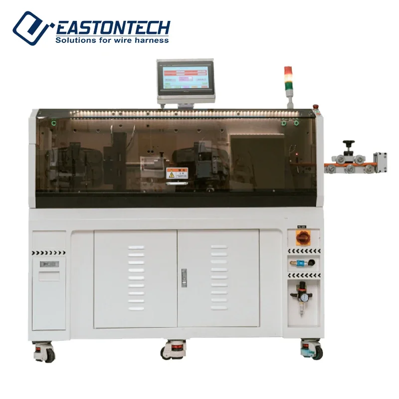 EW-05M Fully Automatic Heavy Duty 6-120mm2 Large Wire Rotating Cable Cutting And Stripping Machine