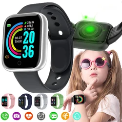 Connected Watch Child Digital Smart Bracelet Fitness tracker Wristband Heart Rate Children Men Women Kids Waterproof Smartwatch