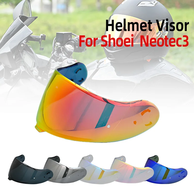 Visera para casco de motocicleta, protector para casco de motocicleta SHOEI Neotec 3 CNS-3C Anthem Grasp Satori, casco de repuesto para accesorios de motos