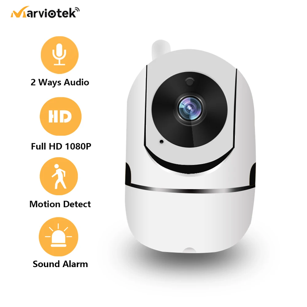 720P Baby Monitor Smart Home Cry Alarm Mini Surveillance Camera with Wifi Security Video Surveillance IP Camera Pet 360 ycc365