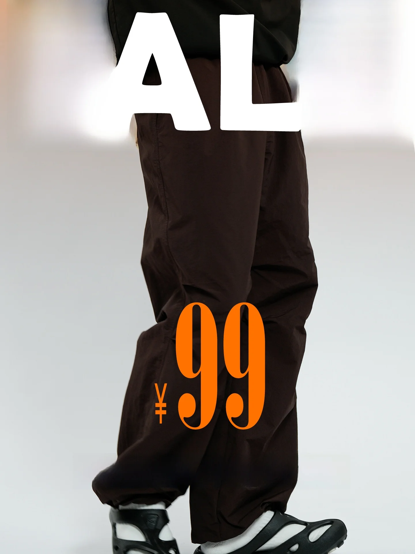 99 O3 PARK Men's Casual Pants Straight Leg Wide Leg Pocket No Ironing Elastic Waist mid Waist Cotton 100% Youth Fashion