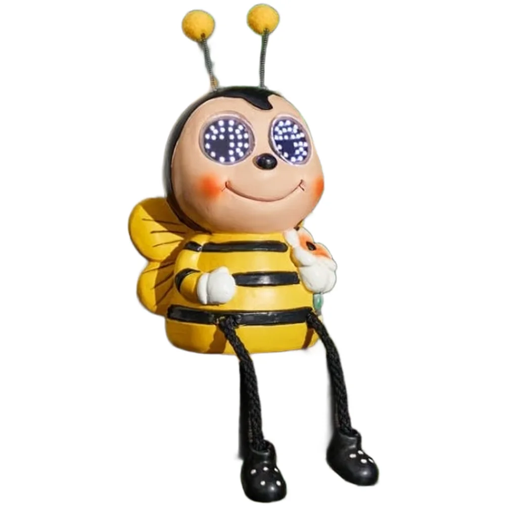 Animated for Solar Lamp for Solar Ladybug Light Power Playful Animated Eyes Sturdy Outdoor Build Animated Eyes Garden Light