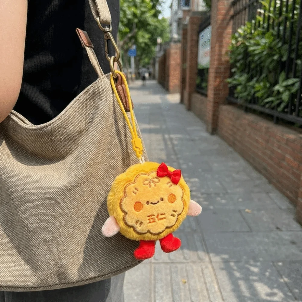 Fashion Cute Moon Pendant Versatile Soft Cloud Hanging Decoration Bunny Cartoon Mooncake Keychain Bag Decoration
