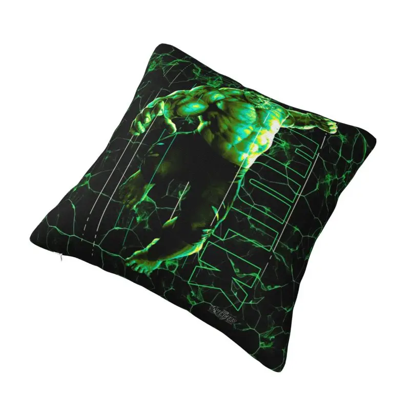 Custom Hulk The Incredible Glow Pillowcase Cushions Cover Square Pillowcase