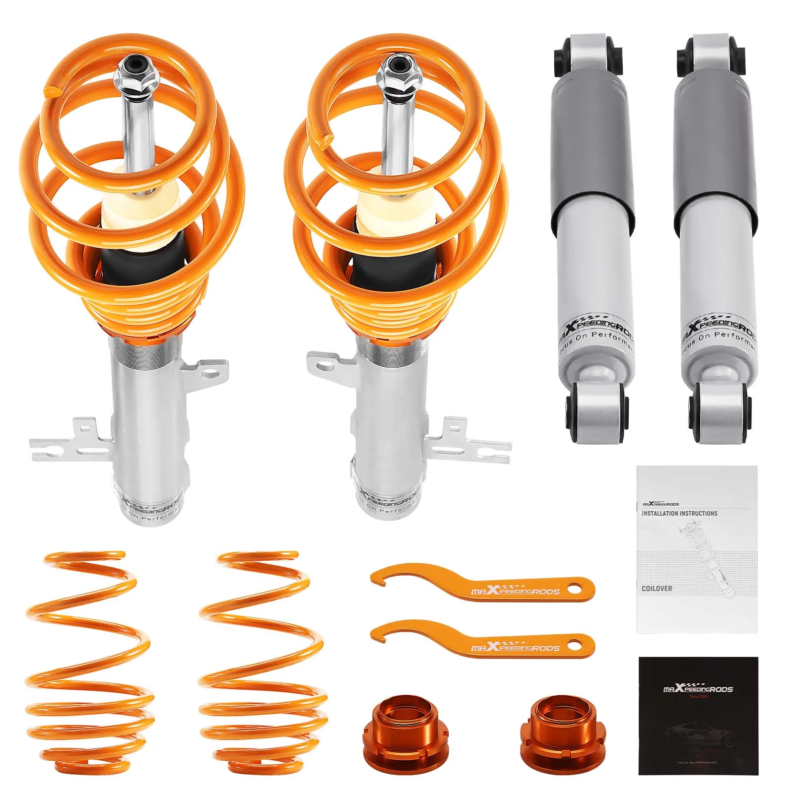 Adjustable Coilover Suspension Shock For Vauxhall Opel Astra H MK5 1.4 1.6 1.8 Spring Suspension Coilover