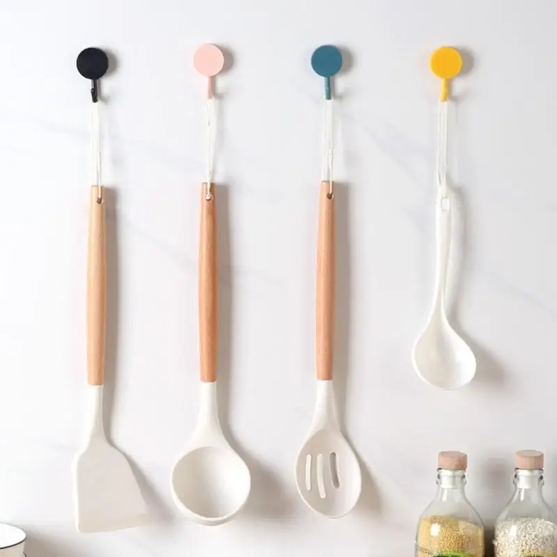 Adhesive Hook For Wall Damage Frees Mounting Waterproof Design for Towels Keys Bathroom Kitchen Decoration Hanger 