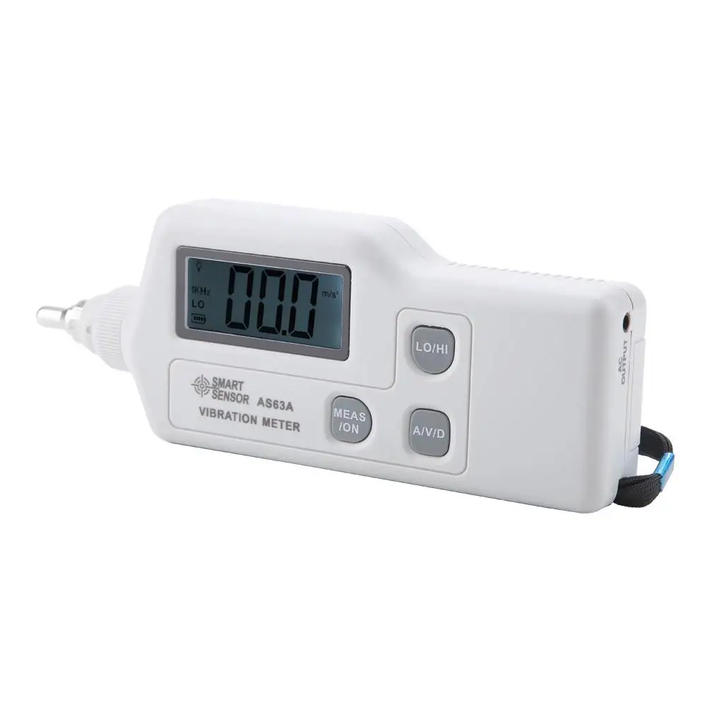 AS63A  Smart Sensor acceleration / displacement / velocity Vibration analyzer vibrometer portable vibration meter