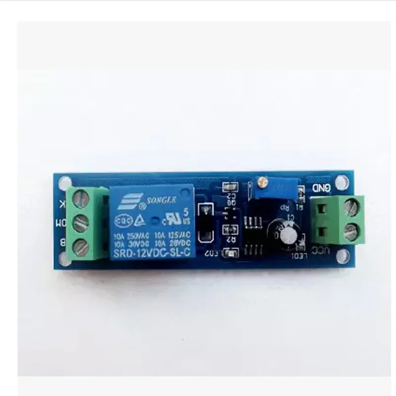 Monostable Relay Switch Delay on-delay Módulo, 12V, 5Pcs