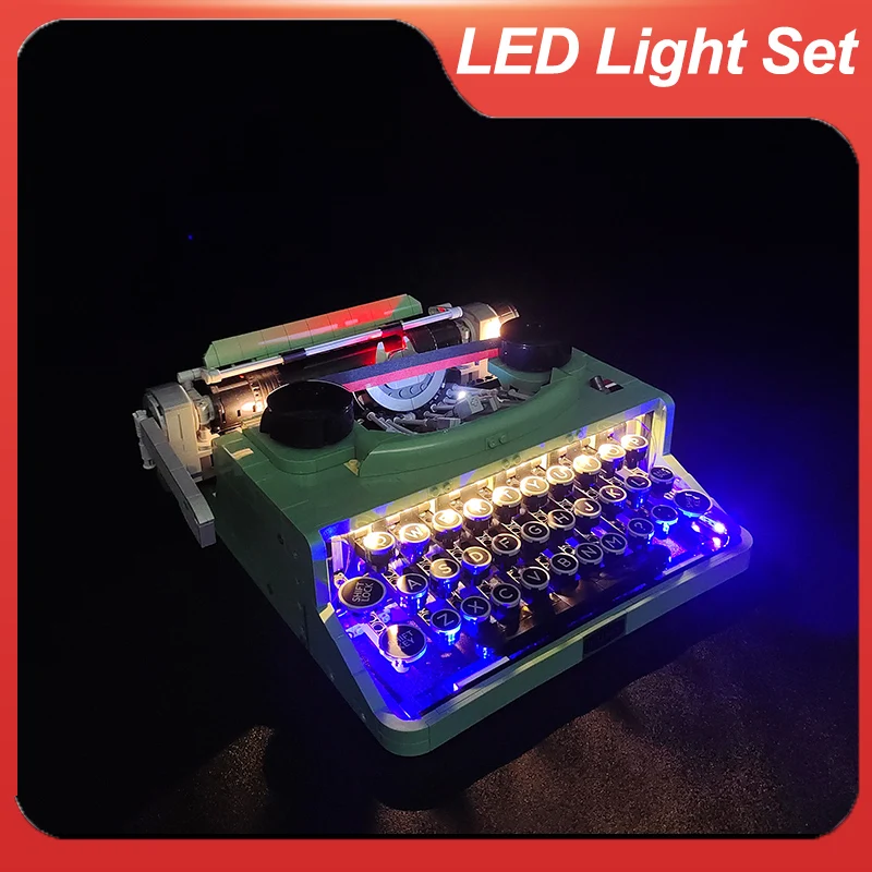 

LED Light Set For 21327 Typewriter compatible 66886 (Only LED Light, NOT Include The Model Bricks)