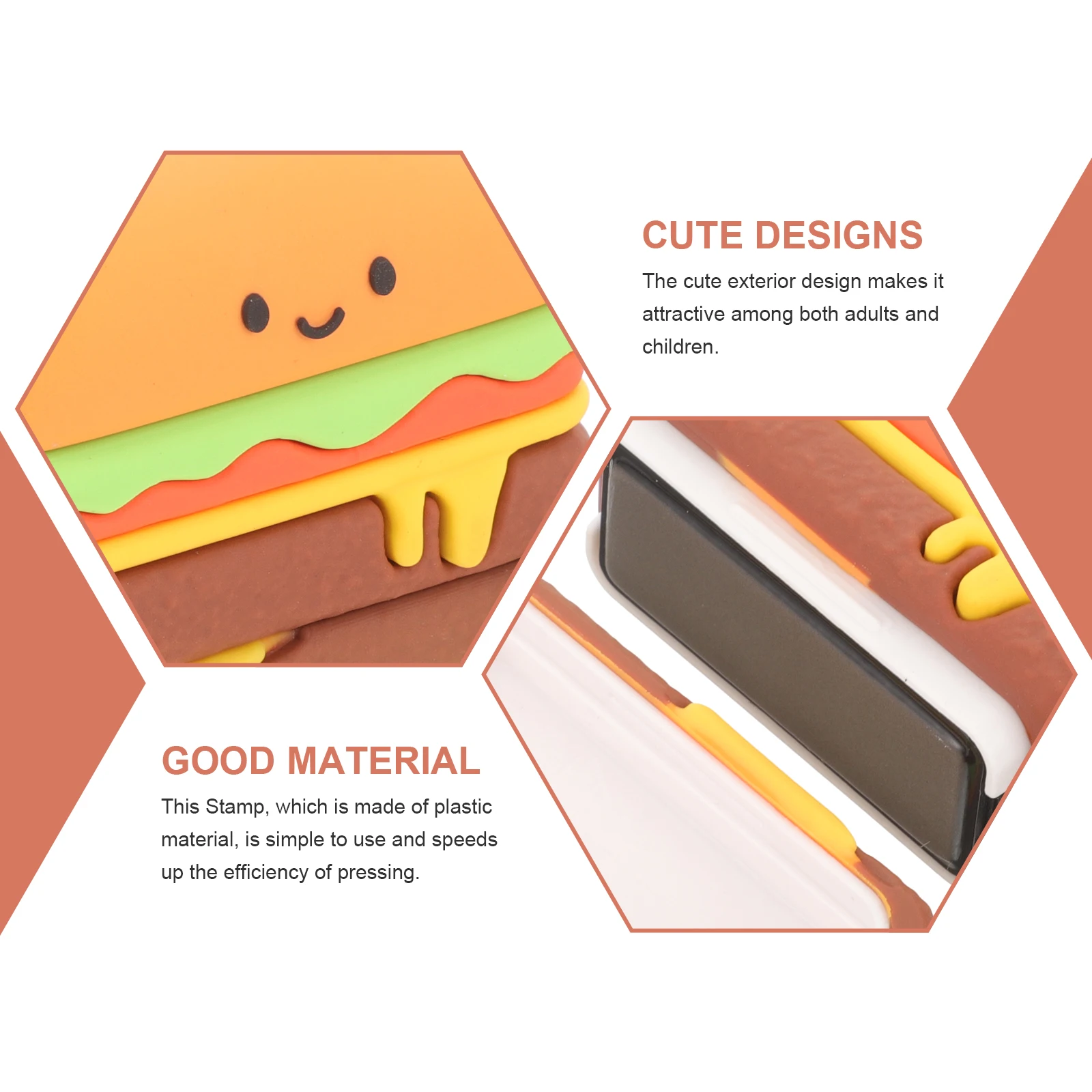 

Plastic Kids Name Stamp Name Stamp For Clothing Kids for Clothing CartoonFoodMulti function Safe Practical Storage