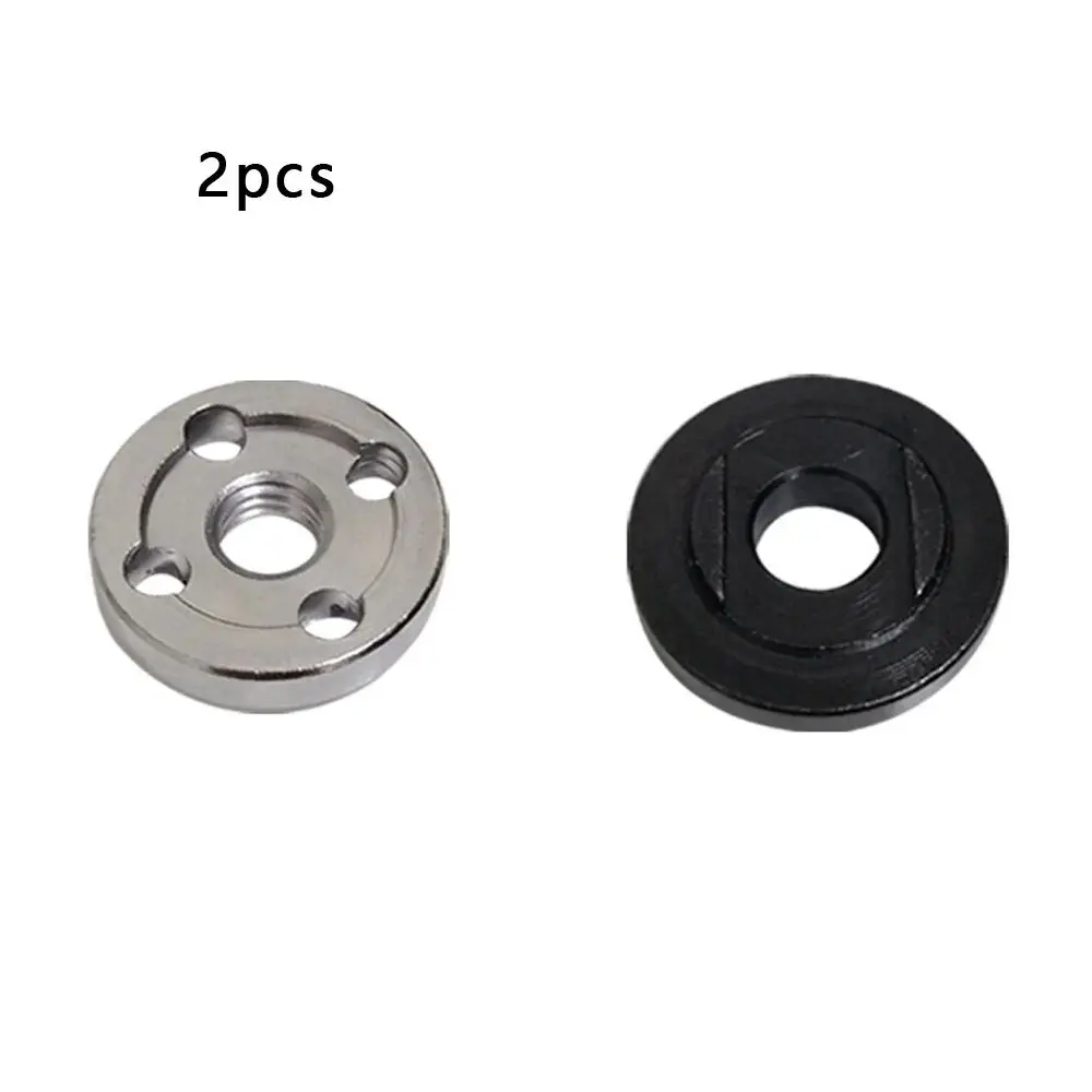 1 Pair Angle Grinder Flange Nut Inner Outer Round Metal Pressure Plate 3 8-inch Angle Grinder Fittings Grinder Pressure Plate