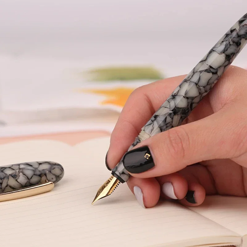 MAJOHN Craftsman M200 Resin Pen Imported From Germany, Adult Male and Female Student Writing Practice Pen Ink Pen Gift Box