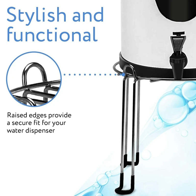 Water Filter Stainless Steel Stand Tall Countertop Stand Tall Water Filter Stand Non-Slip Stainless Steel Stand