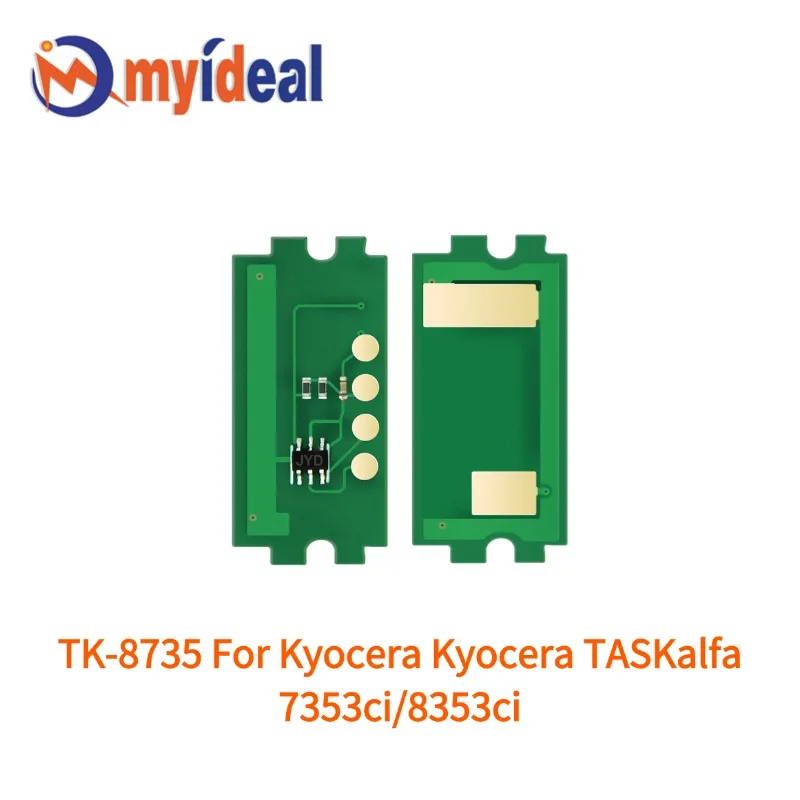 

Toner Chip TK 8735 TK8735 compatible for Kyocera TASKalfa 7353ci 8353ci Printer Cartridge Reset Smart