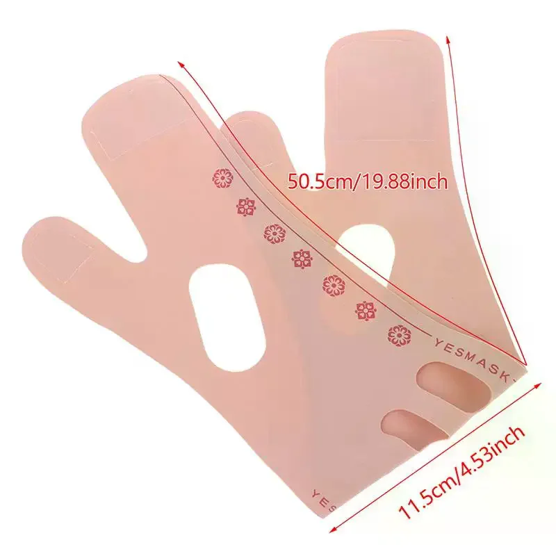 顎と頬の痩身バンド Vシェイパー Vラインリフティングマスク フェイスリフティング アンチリンクルストラップバンド スリーピングマスク 美容健康