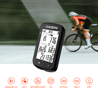 COOSPO CS300 Wireless Bike Computer GPS Bike Speedometer Odometer 2.6in for Strava TP Bluetooth ANT+ Slope Altitude APP Sync