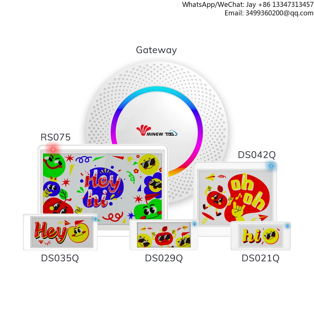 

5pcs Epaper Label BLE5.0 Electronic Shelf Label Kit Eink Display ESL Price Tag Package Retail Shop ESL Label Demo Kit