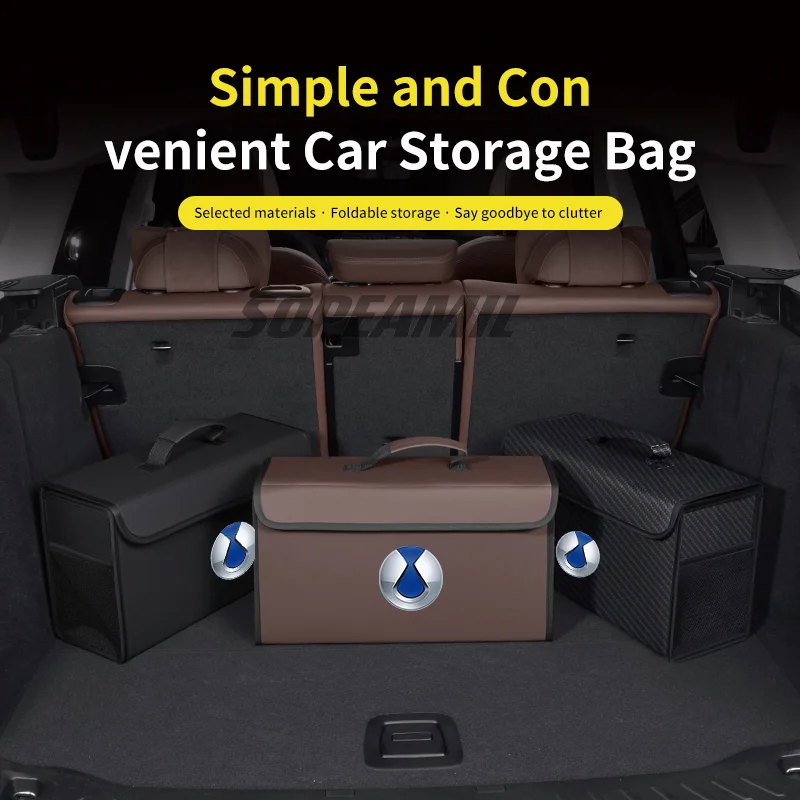 Car Trunk Organizing And Storage Box For Tengsheng DENZA Z9 EV Z9 DM Z9GT EV Z9S EV N7 N8 N8L N9 D9 B8 B5 Automobile Accessories