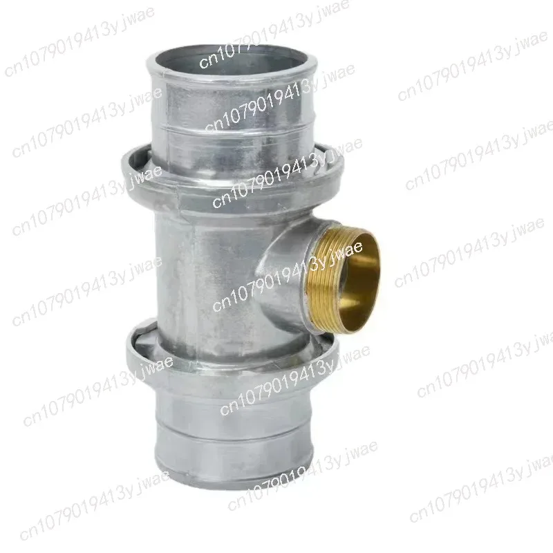 Agricultural irrigation fittings hose connector aluminum tee 2