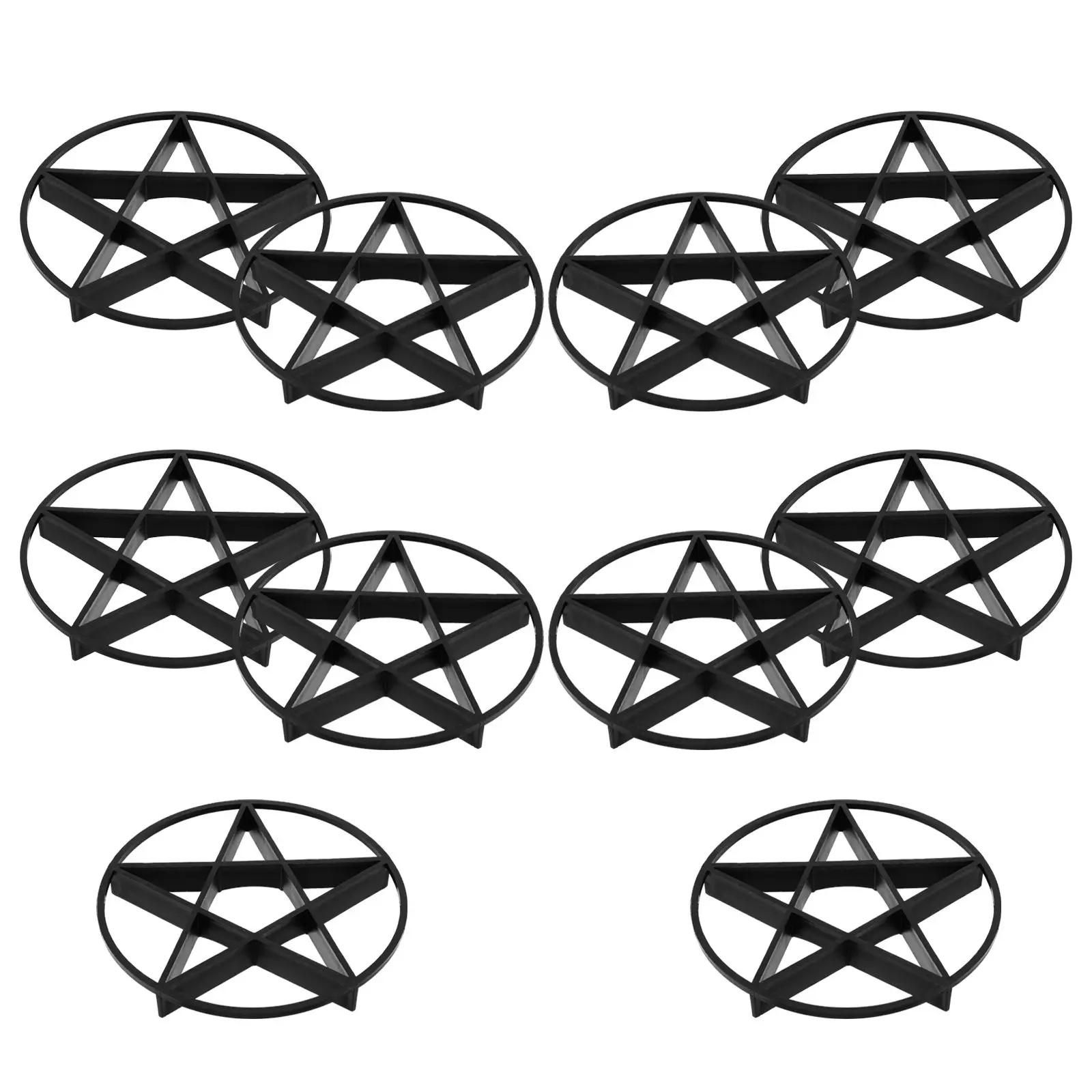 

10 Pcs Pot Feet Plant Base Flower Stand Small PP Outdoor Holders Ventilated Water Resistant Elevated Stable Planter Riser Pot
