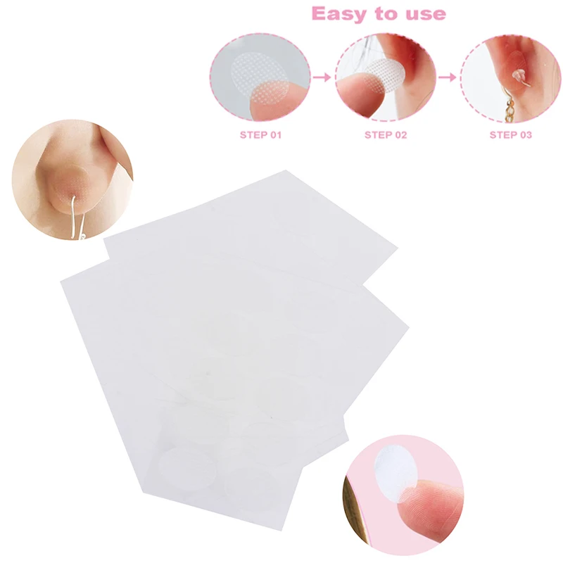 100/200Pcs Invisible Ear Lift For Ear Lobe Support Tape Perfect For Stretched Ear Lobes And Relieve Strain From Heavy Earrings