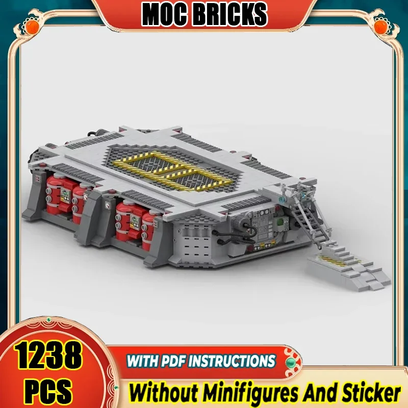 

Star Movies Model Moc Building Bricks Factory Landing Plataform Technology Modular Blocks Gifts Christmas Toys DIY Sets Assembly