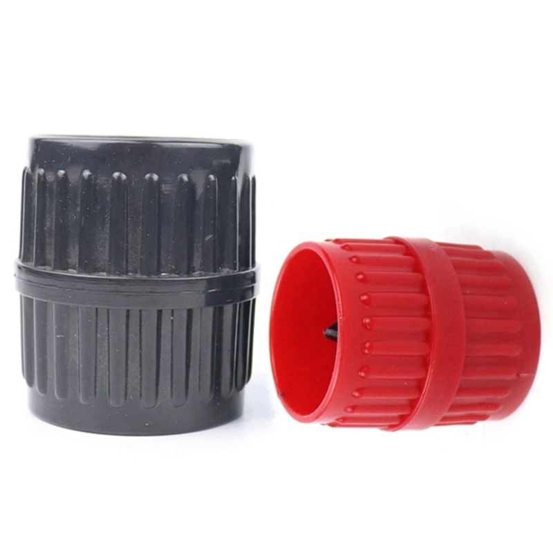 3-Piece Set Inner And Outer Circle Trimmer Plastic Copper Pipe Chamfering Device Black&Red