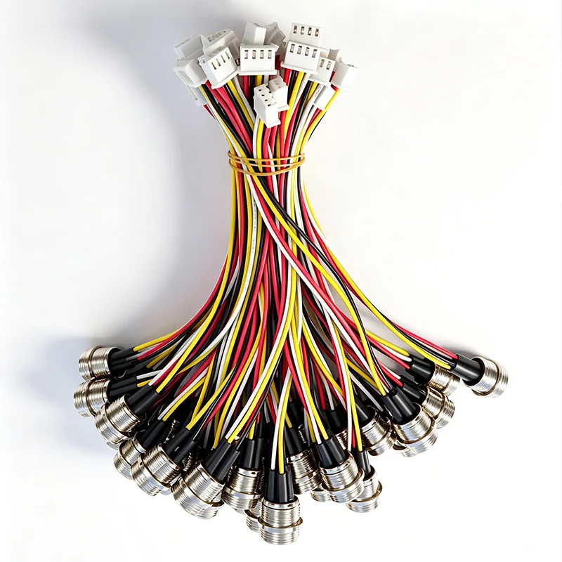 

GX16 to XH2.54 Terminal Wire 2 3 4 5 6 Pin Aviation Plug Male Head Adapter Cable Connector Extension Line 12mm Panel Plug 20cm