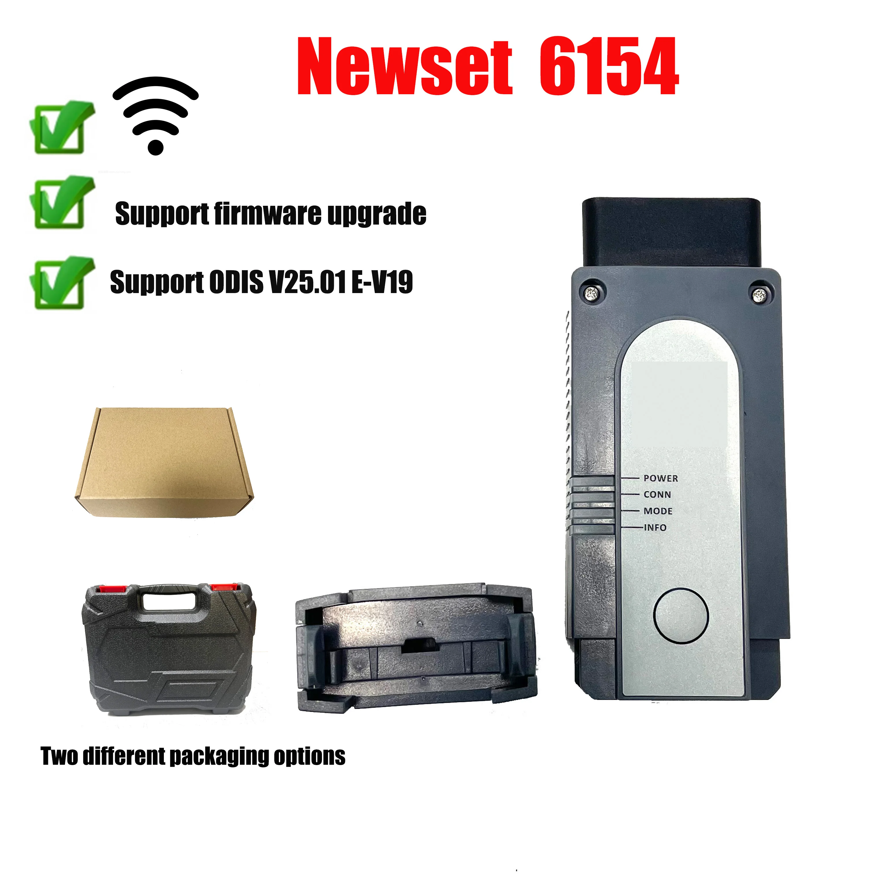 Prise en charge de la mise à jour du firmware, nouveau outil de diagnostic de Scanner 6154 V23.01 E17/V25 E19, WIFI USB OBD2