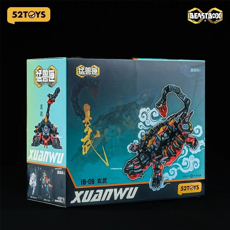 52TOYS BEASTBOX IB-08 XUANWU NIME Figurka Akcji Transformacja Zabawka Model Prezent Konwersja Zabawek