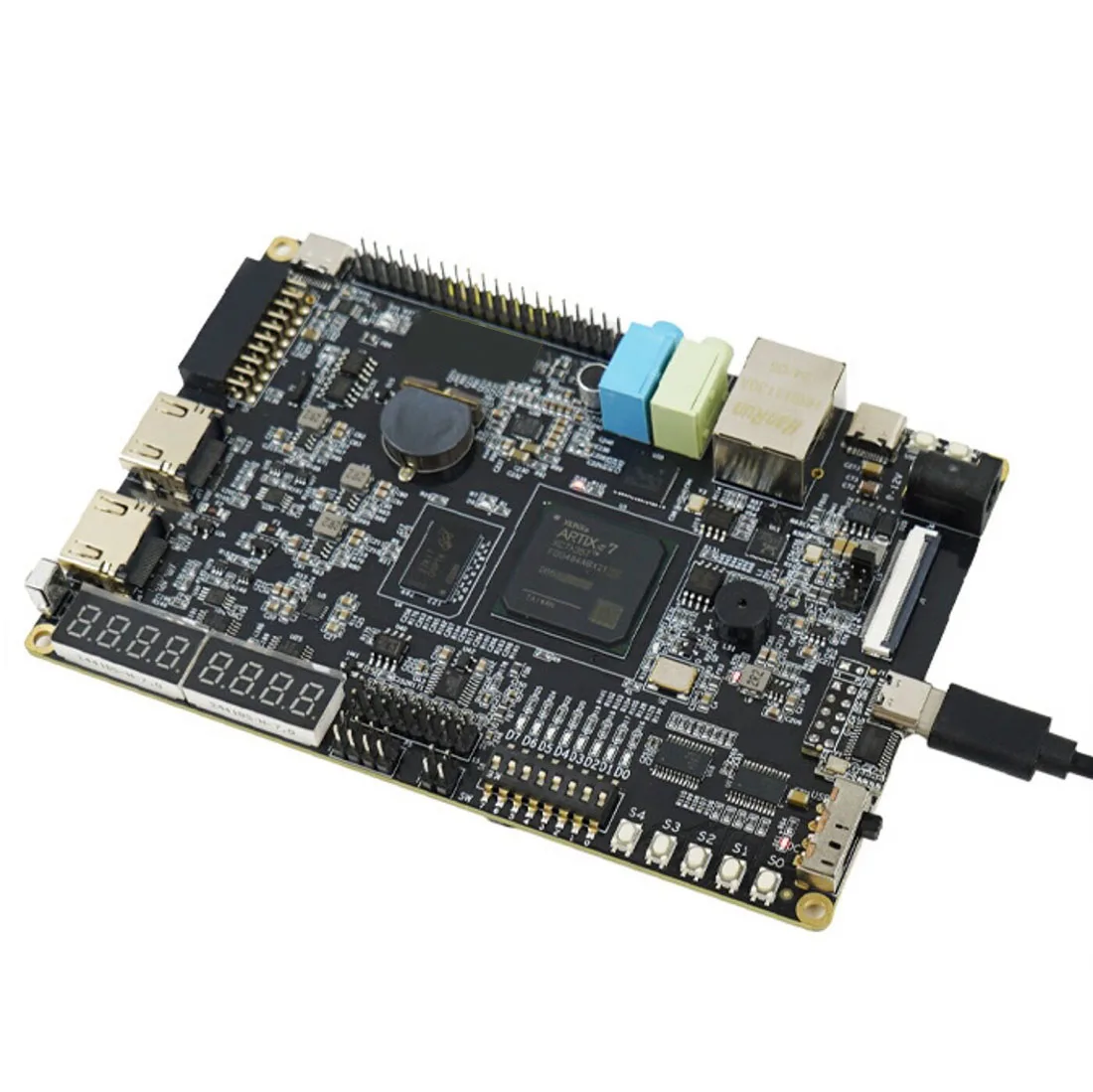 

Плата для разработки на базе FPGA XC7A35T с DDR3, Flash, Ethernet, HDMI, USB, JTAG для обучения студентов