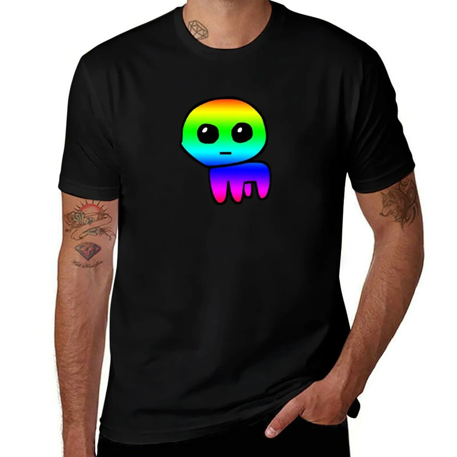 TBH Creature Pride / Autism creature Rainbow Yippee T-Shirt Retro Graphic Print T-Shirt