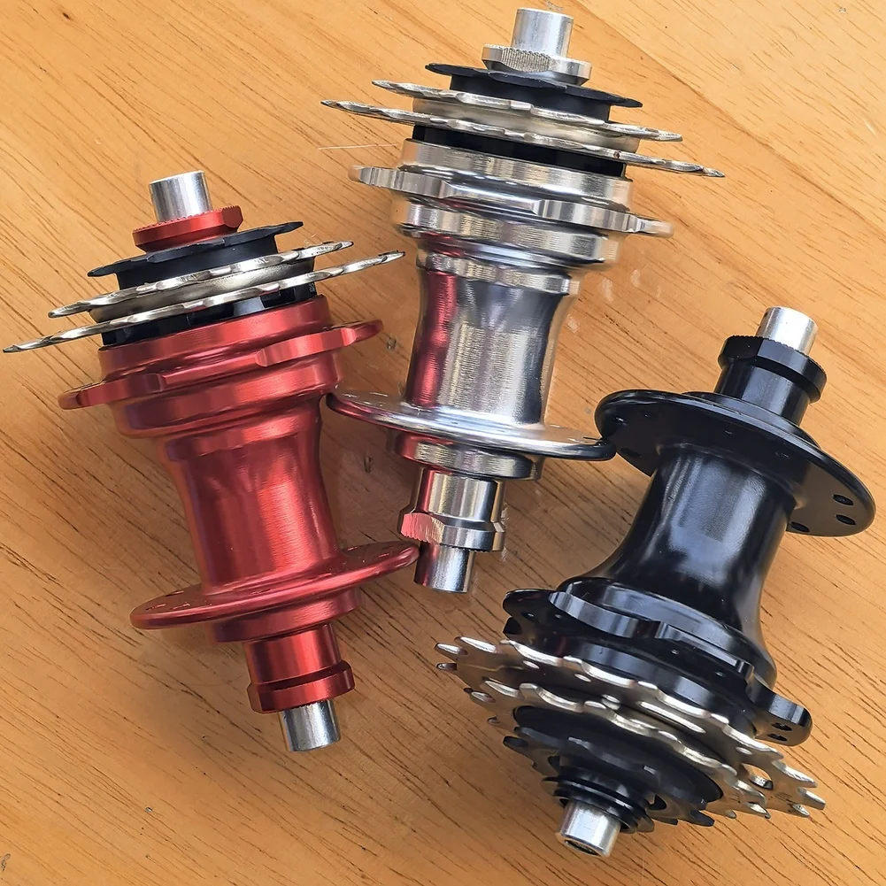 

412 Folding Bike Hub 4 Bearings 3 Speed Freewheel 9-13-17T 85mm OLD 20 Holes Hub Bearings Bicycle Hub Replace Accessories