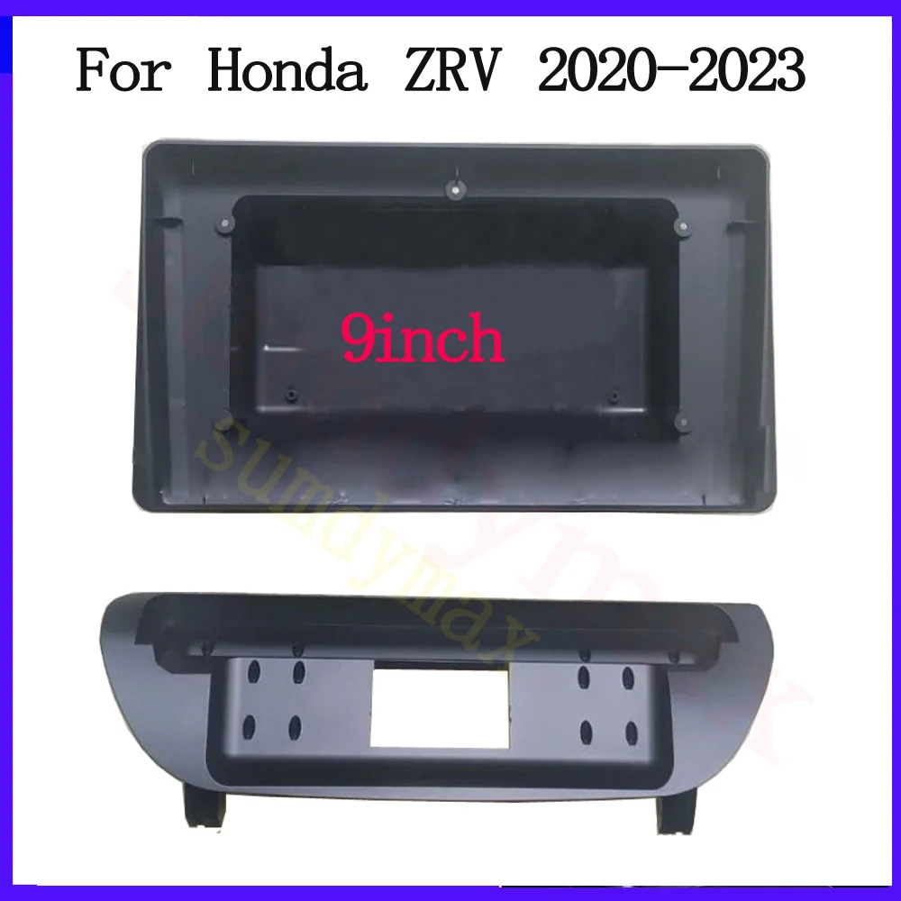10.1 inch Car Fascia Radio Panel for HONDA ZRV ZR-V 2022 2023 Dash Kit Install Facia Console Adapter Plate