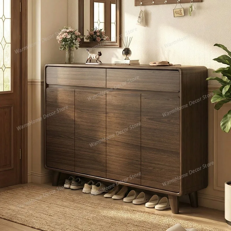 Vertical Slippers Shoe Shelf Modern Entrance Hall Luxury Designer Wooden Display Shoe Cabinet Organizer Muebles Hotel Furniture