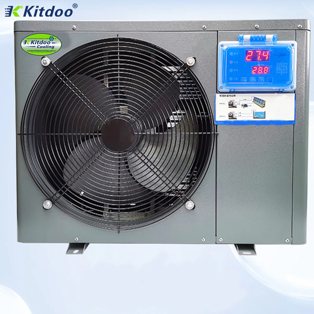 Restaurant Water Tank Chiller Seafood Cooler and Heater Seawater Chiller for Fish Farming Aquaculture 3