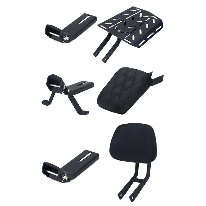 Applicable to Hanwei Yuppi 500 Spring Breeze CLC450 Yangtze River bobber 700 Modified Quick Removal Rear Seat Shelf Backrest