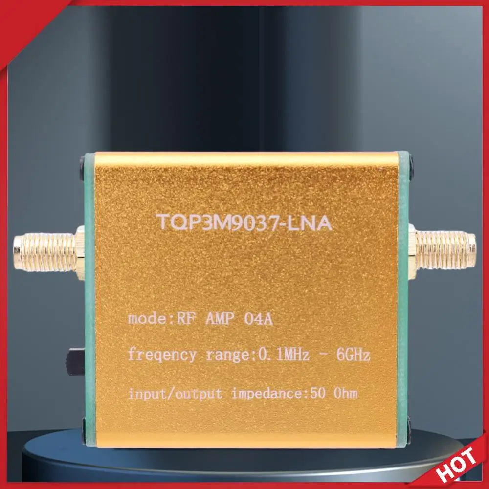 0.1MHz‑6GHz High Gain LNA RF Power Preamplifier Professional LNA RF Power Preamplifier for Shortwave RF Software Defined Radio