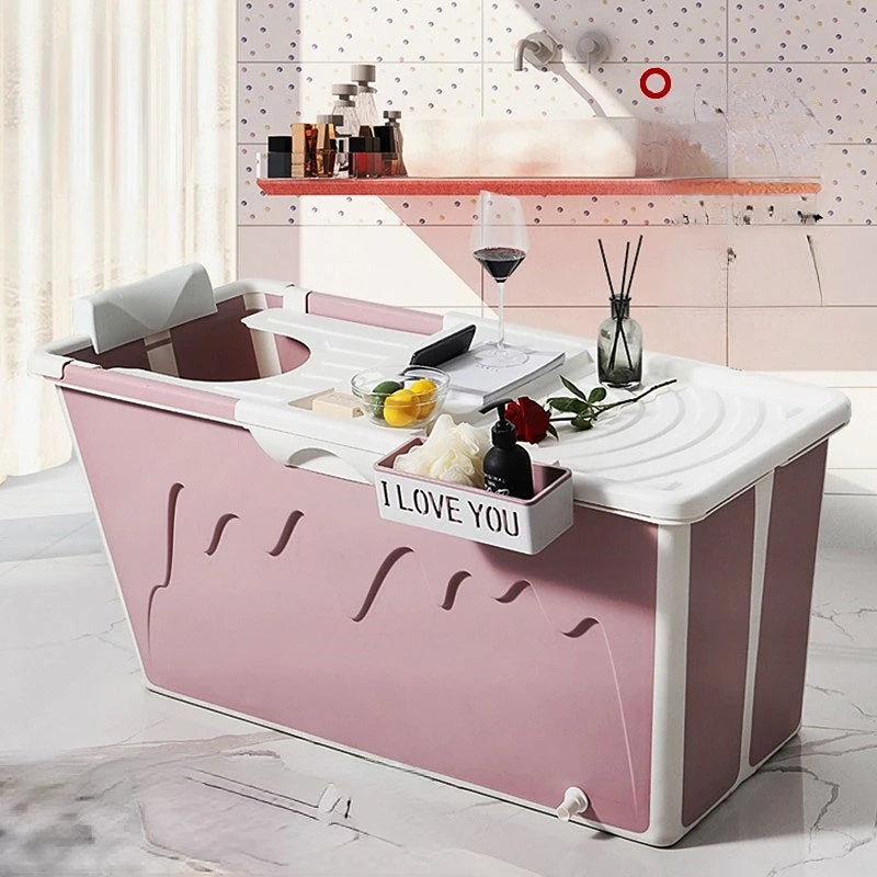 Multifunctional Foldable Bathtubs Whole Body Sauna Spa Bath Barrel Villa Swimming Bucket Freestanding Bathroom Bidet