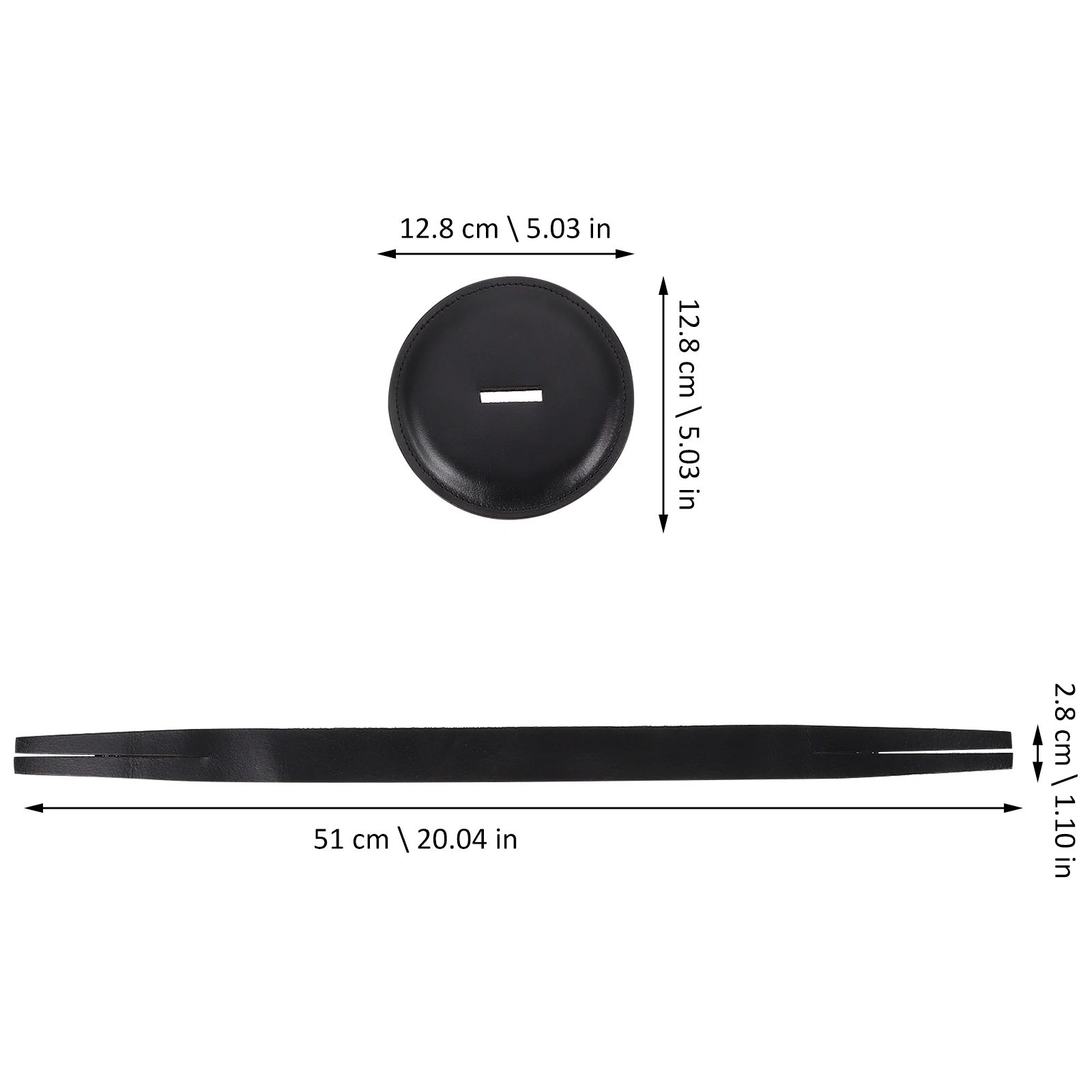 

1 Set Cowhide Cymbal Pad Durable Cushion Replacement Band Drum Percussion Accessories Black Professional Cymbal Guard
