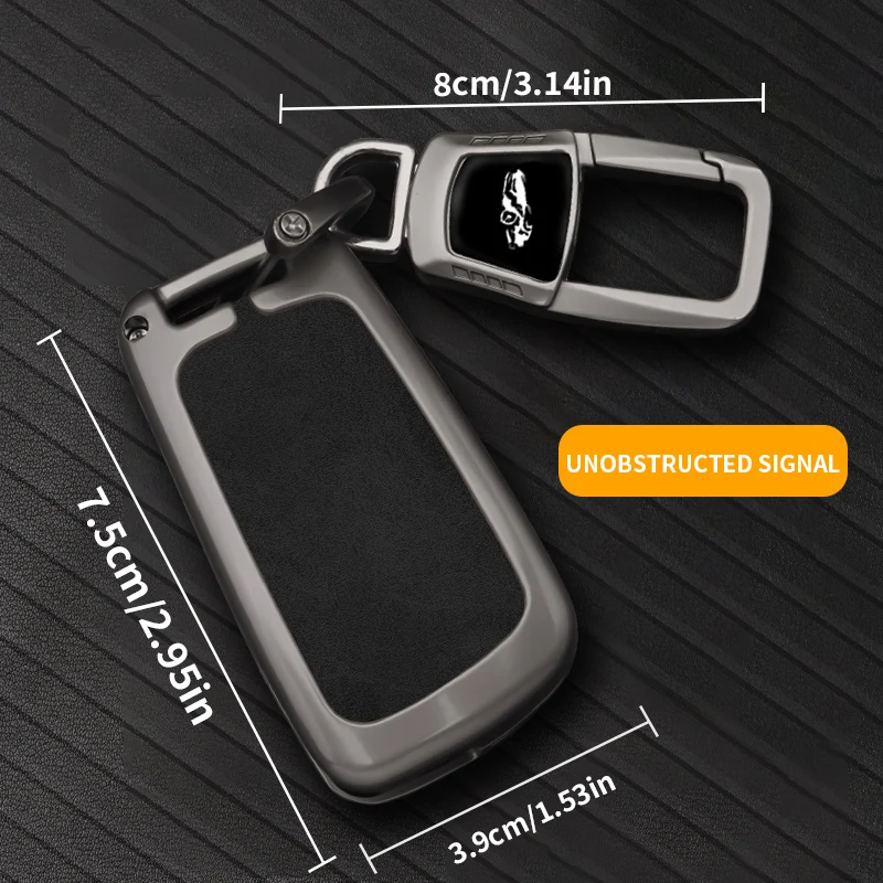 Zinc Alloy Retro Leather Car Key Case for Audi A1 A3 Q3 Q7 TT R8 Folding Flip Remote Key Cover Shell