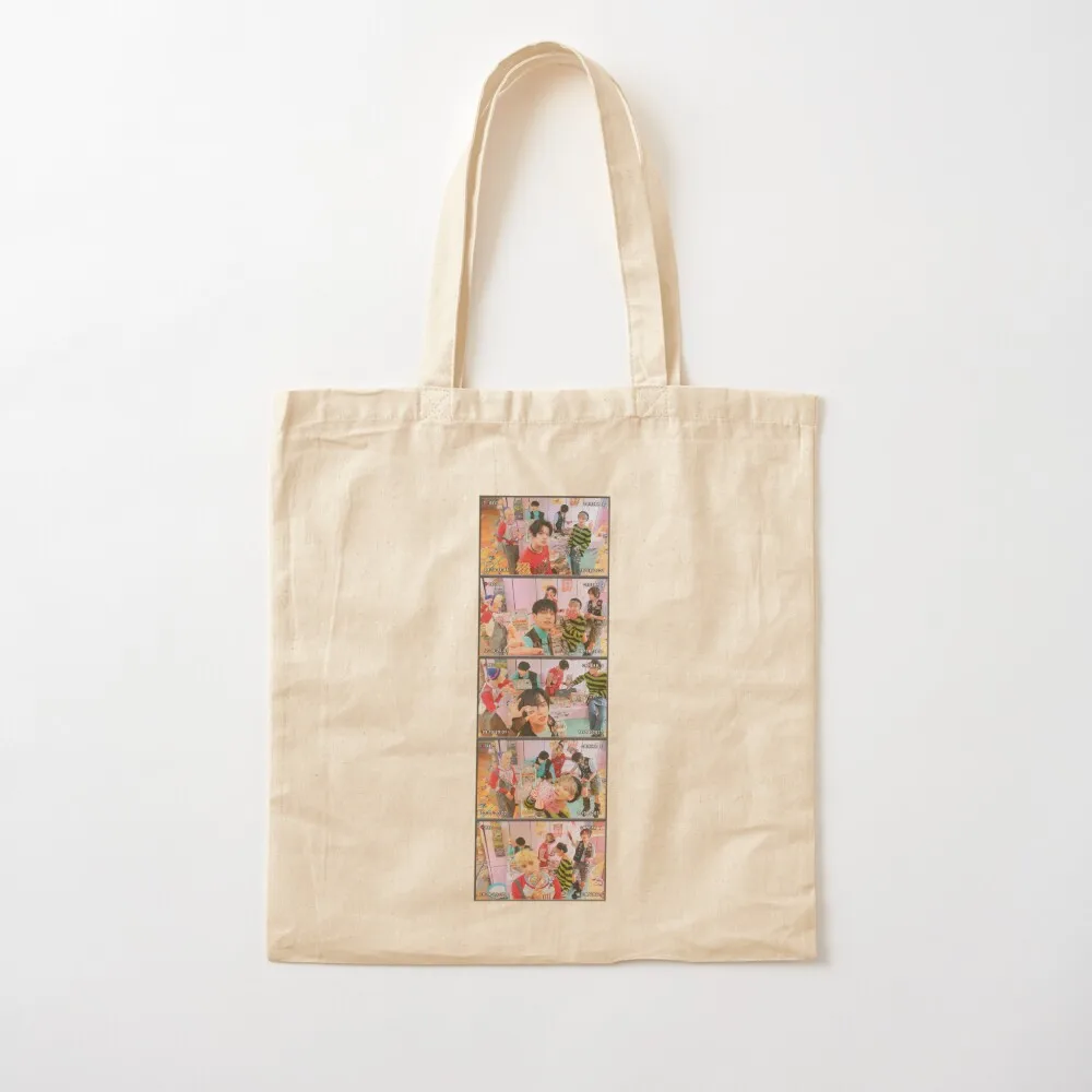 TXT OT5 Pictures FIGHT OR ESCAPE Era Tote Bag Shopper the tote bag Cloth bags Canvas Tote Bag